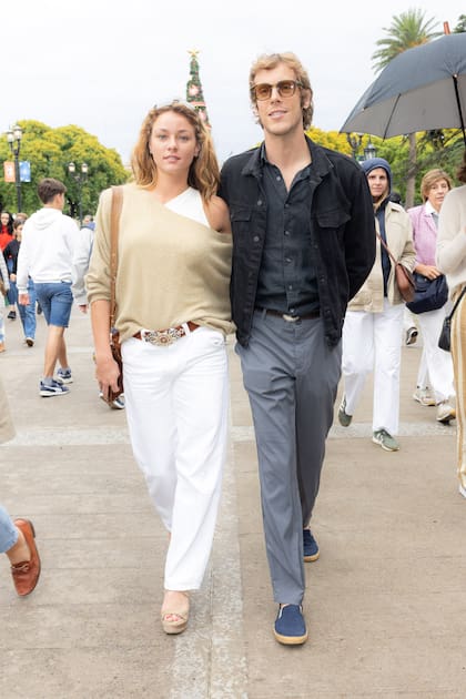 Robert Strom y su novia, Tatiana Sorbac.