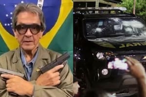 Un exdiputado de Brasil lanzó granadas y disparó contra la Policía cuando fueron a arrestarlo