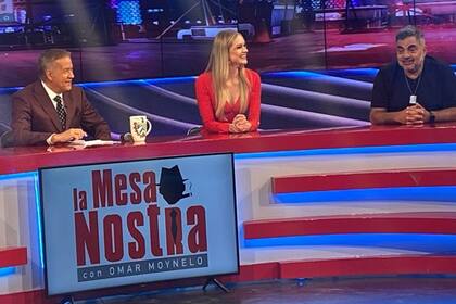 Roberto Moldavsky, en la televisión de Miami promocionando su show