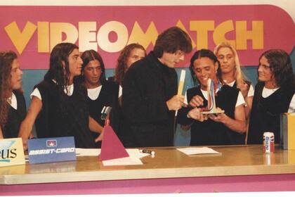 Roberto Edgar con Volcán en Videomatch