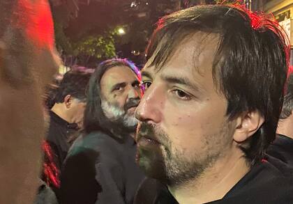 Roberto Baradel y Nicolás Kreplak