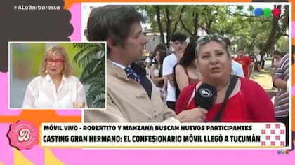 Roberto Funes entrevistó a Petrona cuando el confesionario móvil llegó a Tucumán semanas atrás para realizar el casting