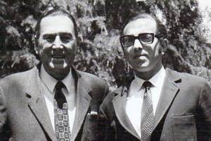 Roberto Grabois junto a Juan Domingo Perón