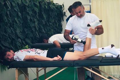 Roberto Maccione, PF del Topo Londero: "El jugador se termina de poner fuerte cuando tiene partidos encima".