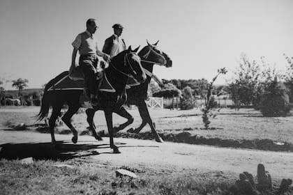 Roberto Noble solía salir a andar a caballo por El Totoral.