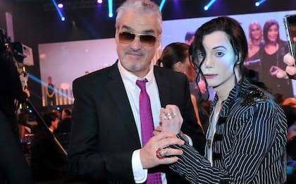 Roberto Pettinato y su hijo Felipe