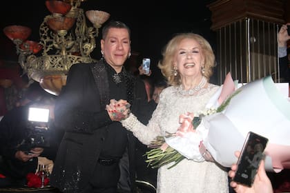 Roberto Piazza y Mirtha Legrand