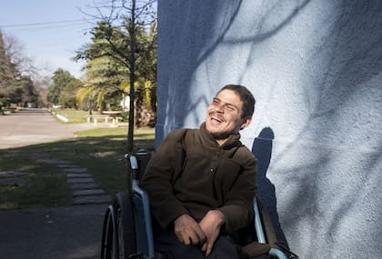 Roberto Ramírez, de 22 años, vive en el Cottolengo desde los 11.