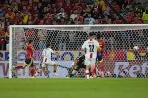 Georgia le ganaba a España ¡por un gol en contra! y empató Rodri con un gran zurdazo