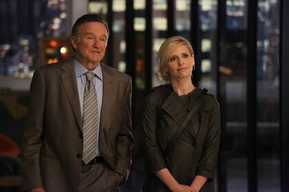 Robin Williams y Sarah Michelle Gellar, padre e hija en la ficción
