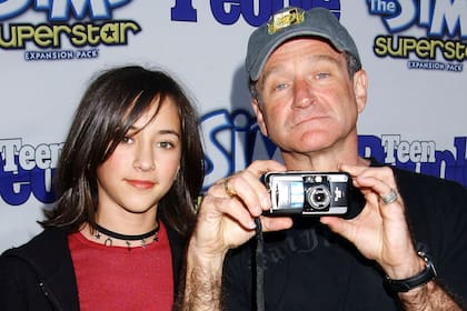 Robin Williams y su hija Zelda