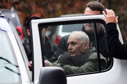Robledo Puch, el año pasado, al ser trasladado a San Isidro