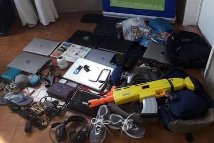 Los elementos robados en los robos ocurridos en el country Laguna del Sol