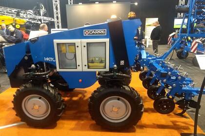 El robot Anatis de la empresa francesa Carré está diseñado para el control mecánico, químico o eléctrico de malezas.