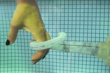 Robot Octopus desarrollado por el Biorobotics institute, Scuola PuperioreSsant’anna, en Pisa, Italia