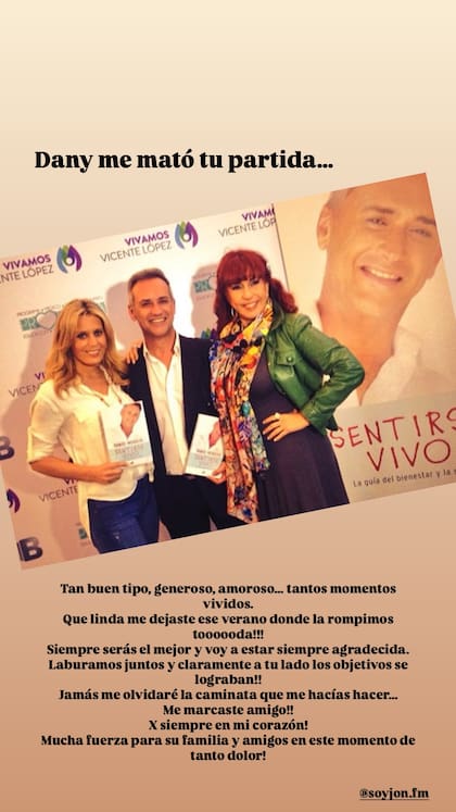 Rocío Marengo también se despidió del profesor de educación física (Foto: Instagram @marengorocio)