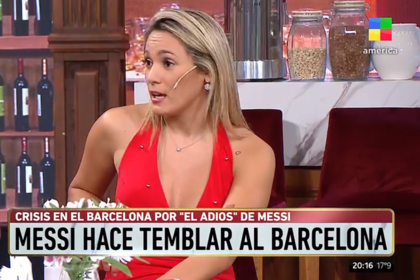 Rocío Oliva le explicó a Gastón Recondo las cualidades de un buen líder en el fútbol, que según ella no tiene Messi