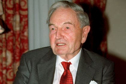Rockefeller en una imagen de 1999