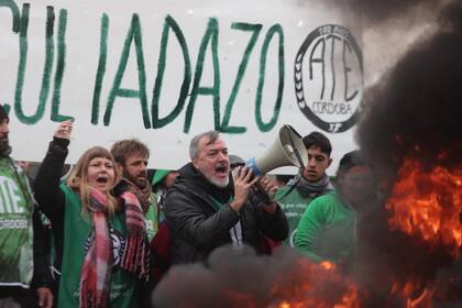 Rodolfo Aguiar, titular de ATE nacional, anunció un paro sectorial para el jueves 4 de julio