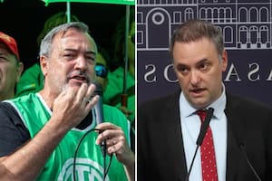 El fuerte cruce entre Adorni y el titular del sindicato que convocó a un paro por la reforma laboral