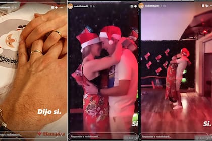 Rodolfo Barili se comprometió con Lara Piro el día de Navidad