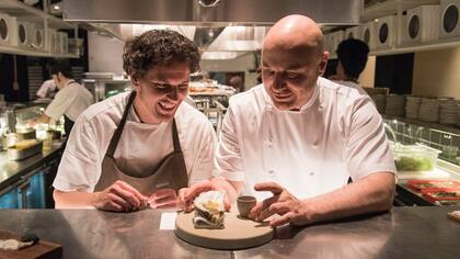 Rodolfo Guzmán junto a Germán Martitegui