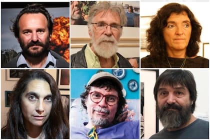 Rodrigo Abd, Rafael Calviño, Adriana Lestido, Soledad Aznarez, Marcos López y Ataúlfo Pérez Aznar