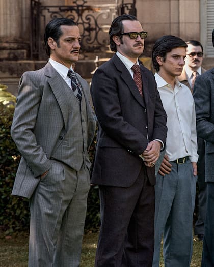 Rodrigo de la Serna, Matías Mayer y Matías Recalt en una escena de Gordon, la nueva miniserie de Pablo Trapero. Foto: Netflix