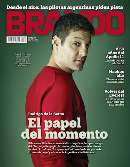 Rodrigo de la Serna, nuestra tapa de julio.