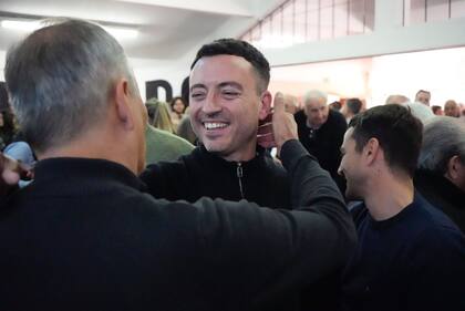 Rodrigo De Loredo durante un plenario radical en Villa Giardino, Córdoba