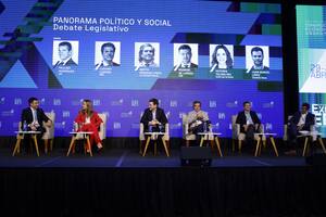 Rodrigo de Loredo, Victoria Tolosa Paz, Juan Manuel López, Alberto Benegas, Luciano Laspina y Paulino Rodrigues