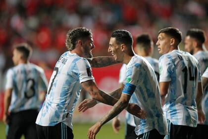 Rodrigo de Paul se encuentra en España con la Selección Argentina
