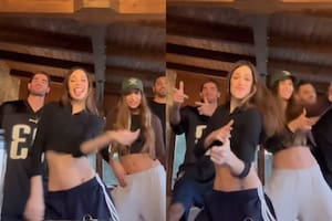 Rodrigo De Paul se sumó al challenge de Muñecas e hizo una coreografía con Tini Stoessel