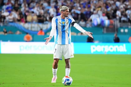 Rodrigo De Paul será titular en la selección argentina en el amistoso ante Puerto Rico