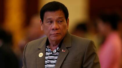 El presidente filipino, Rodrigo Duterte
