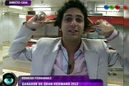 Rodrigo Fernández Rumi ganó Gran Hermano 2012 (Captura video)