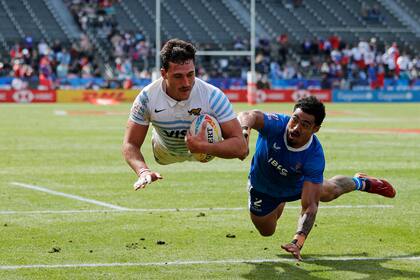 Rodrigo Isgró, otra figura del equipo nacional de juego reducido que fue elegida por Cheika para observarla rumbo a Francia 2023.