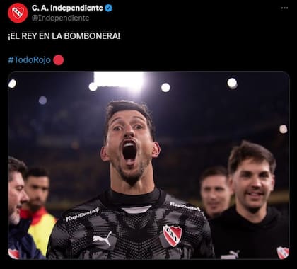 Rodrigo Rey, una de las figuras de Independiente