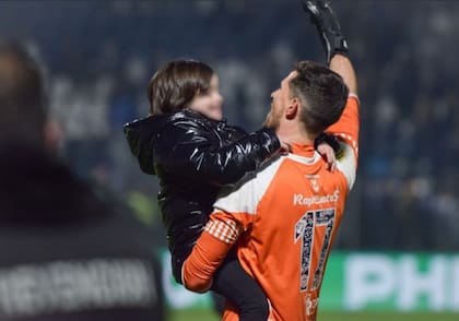 Rodrigo Rey y su familia