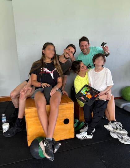 Rodrigo Rey y su familia