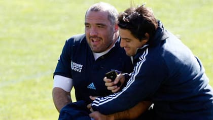 Rodrigo Roncero y Agustín Pichot