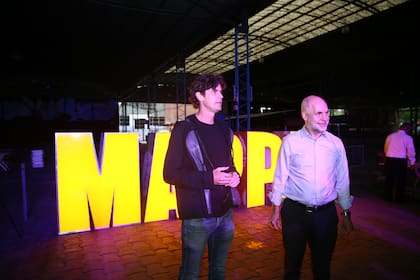 Rodríguez Larreta y Martín Lousteau durante una edición pasada