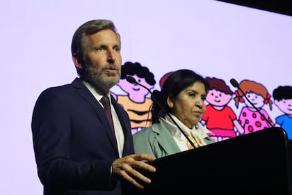 Rogelio Frigerio, gobernador de Entre Ríos, con Margarita Barrientos