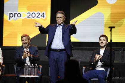 Rogelio Frigerio, Jorge Macri e Ignacio Torres