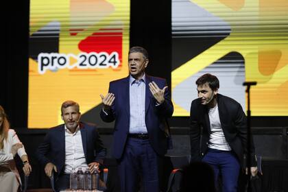 Rogelio Frigerio, Jorge Macri e Ignacio Torres