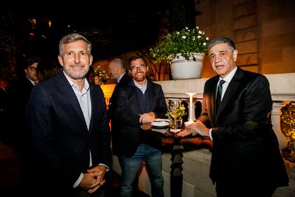 Rogelio Frigerio, Nicolás Massot y Jorge Macri.