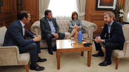 Frigerio se reunió esta semana con la ministra de Seguridad, Patricia Bullrich, y con los gobernadores de Neuquén, Omar Gutiérrez, y de Río Negro, Alberto Weretilneck