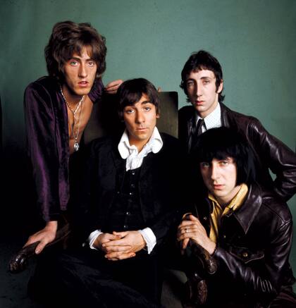 Roger Daltrey, Keith Moon, Pete Townshend y John Entwistle, juntos en 1968