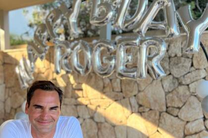 Roger Federer cumplió 41 años el 8 de este mes