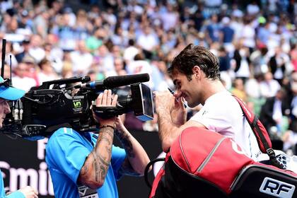Roger Federer evitó refererirse al tema de las apuestas